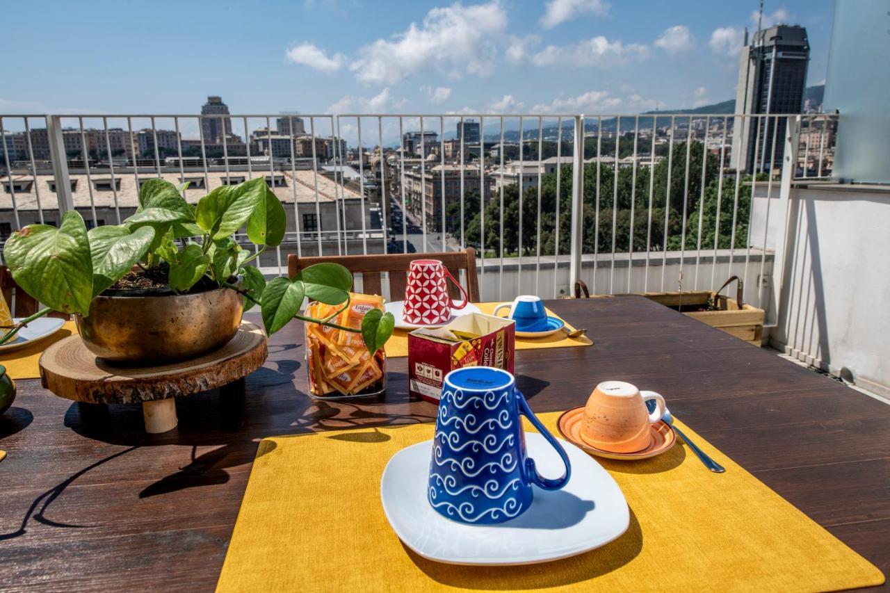 Apartament Attico Luxury Con Parcheggio E Terrazza Vista Mozzafiato Genua Zewnętrze zdjęcie