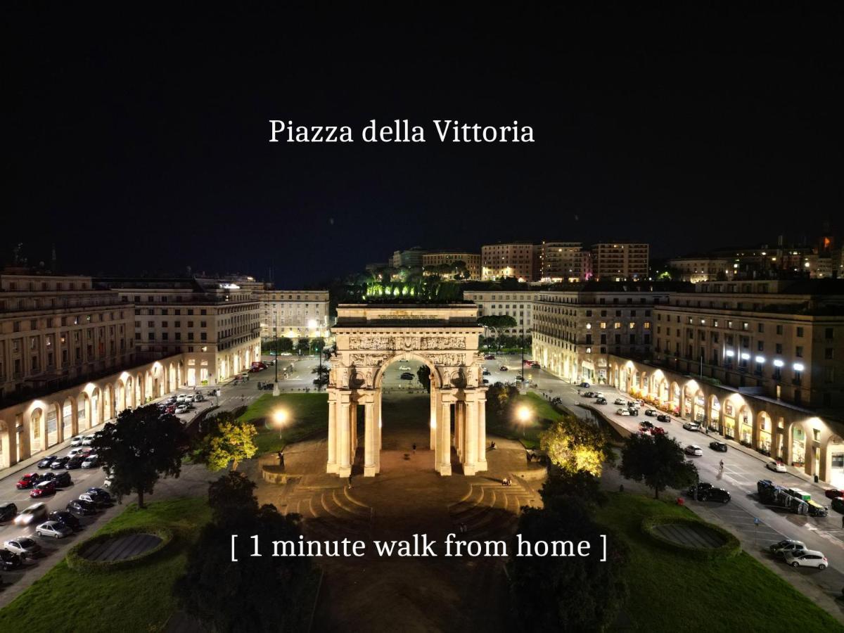Apartament Attico Luxury Con Parcheggio E Terrazza Vista Mozzafiato Genua Zewnętrze zdjęcie