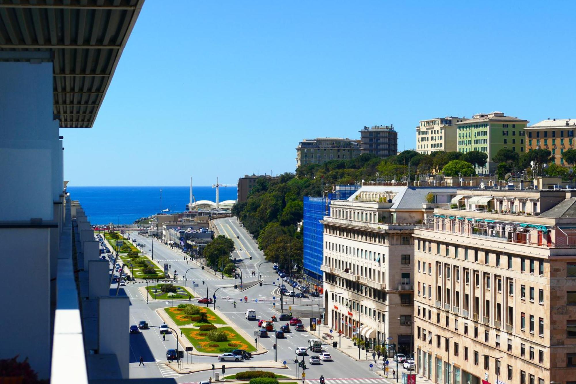 Apartament Attico Luxury Con Parcheggio E Terrazza Vista Mozzafiato Genua Zewnętrze zdjęcie