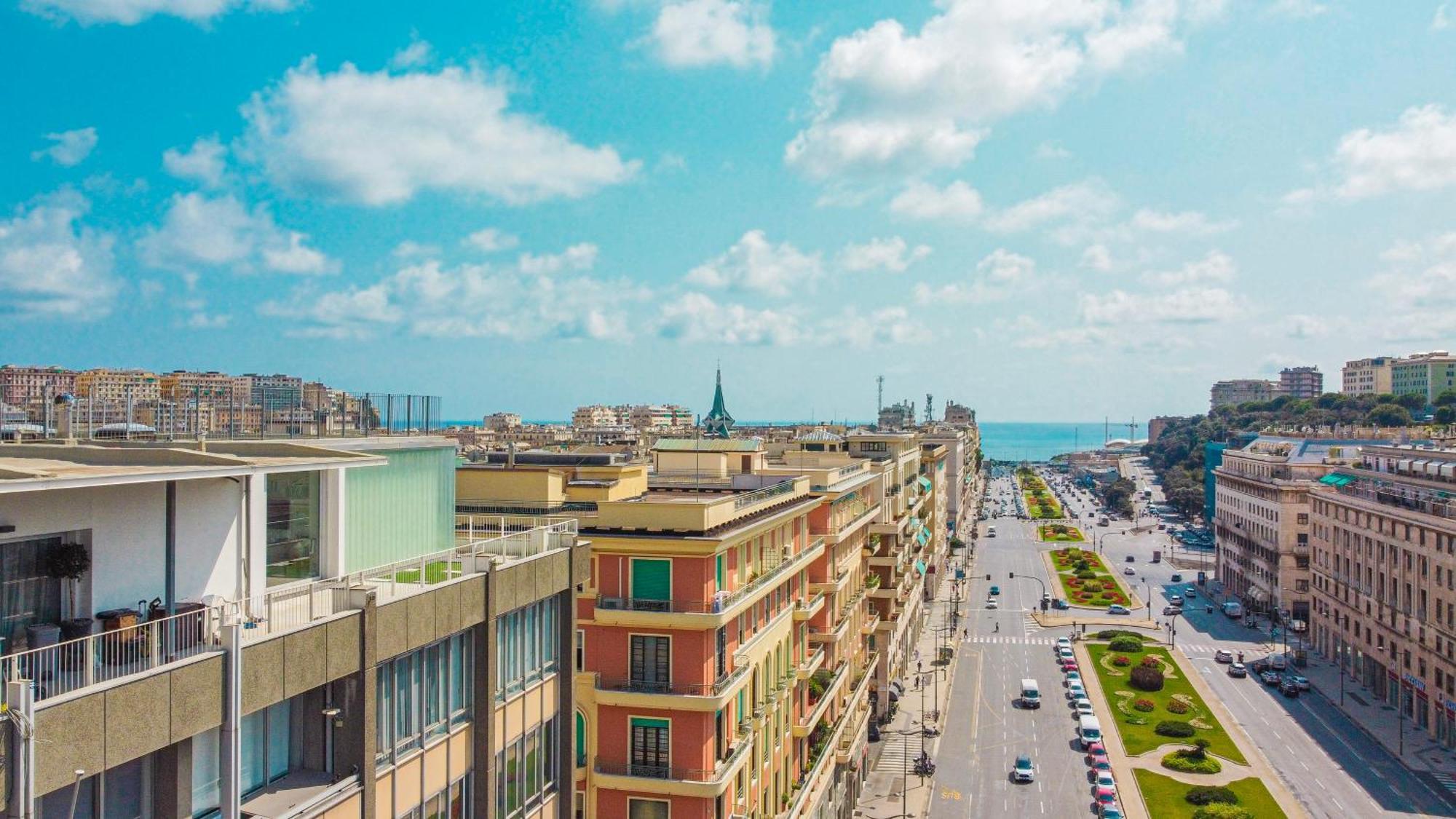Apartament Attico Luxury Con Parcheggio E Terrazza Vista Mozzafiato Genua Zewnętrze zdjęcie
