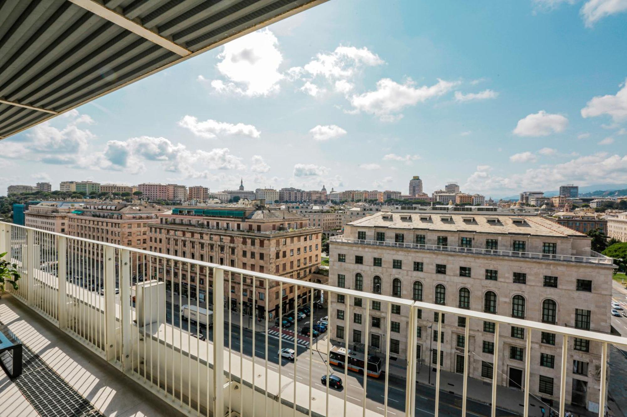 Apartament Attico Luxury Con Parcheggio E Terrazza Vista Mozzafiato Genua Zewnętrze zdjęcie
