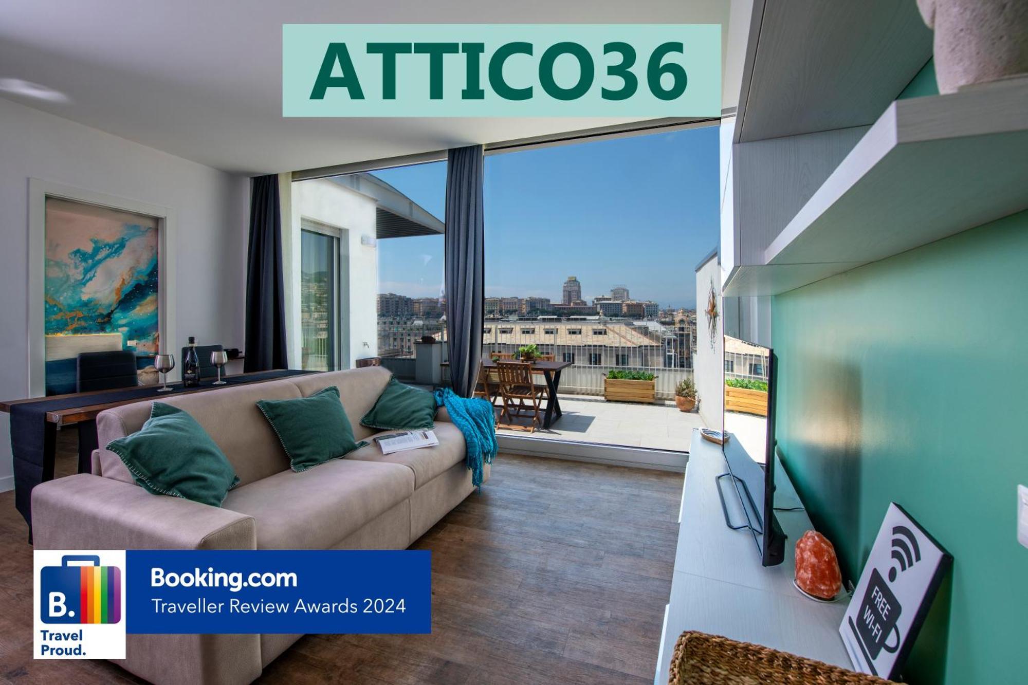 Apartament Attico Luxury Con Parcheggio E Terrazza Vista Mozzafiato Genua Zewnętrze zdjęcie